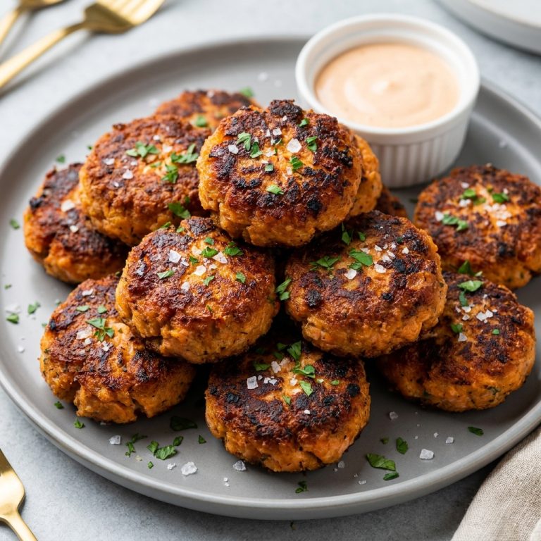 Crispy Pan Fried Salmon Croquettes (with Fresh Salmon)