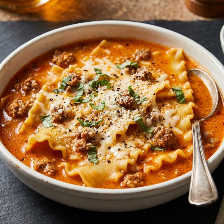 Easy Creamy Lasagna Soup: Best Soups for Fall & Easy Dinner Ideas
