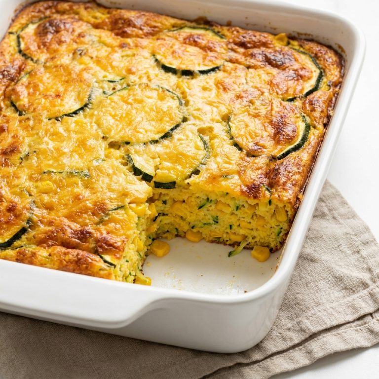 Zucchini Cornbread Casserole