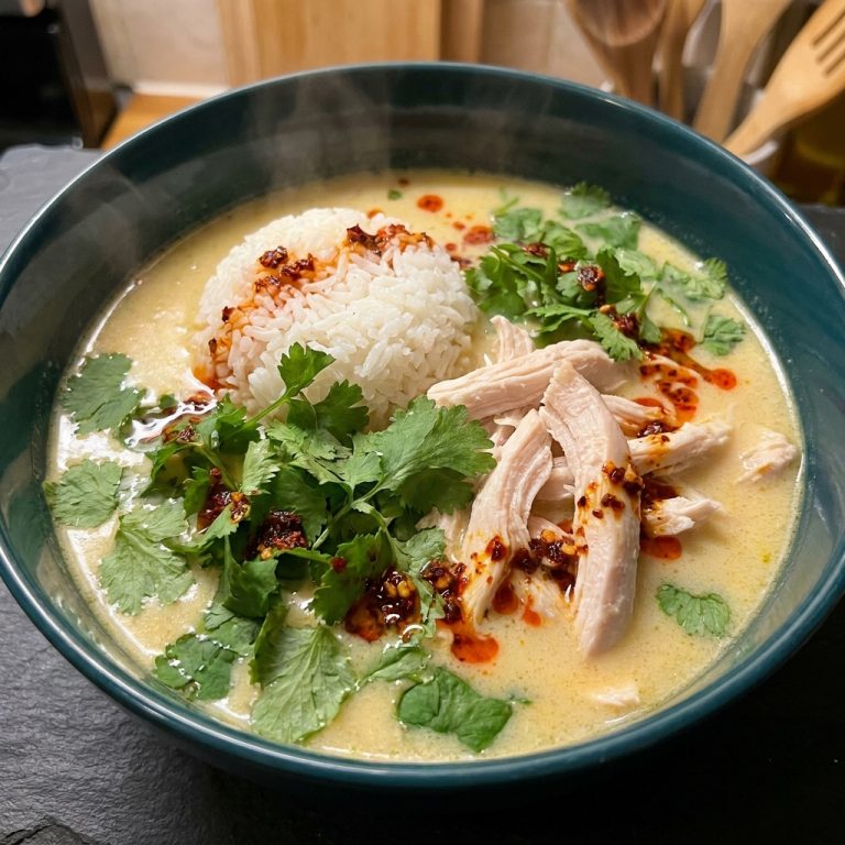 Coconut Chicken Brothy Rice